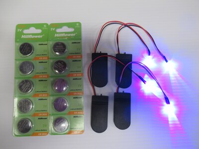 Light Up your Projects with These 5mm Slow Color Changing RGB Battery Powered LED Lights with Extra Batteries - image2